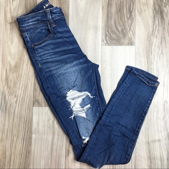 American Eagle Outfitters Denim - American Eagle destroyed high rise jegging